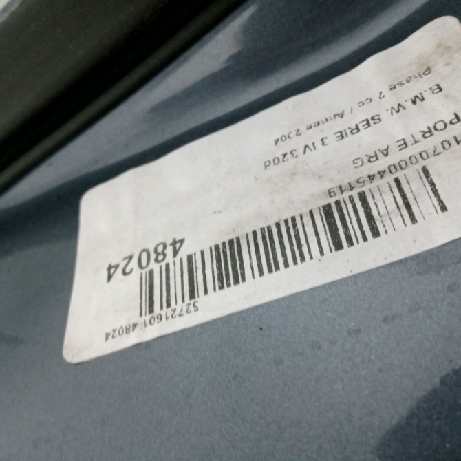 Porte arrière gauche occasion B.M.W. SERIE 3 IV Phase 2 09-2001->03-2005 320d 41527034153 3