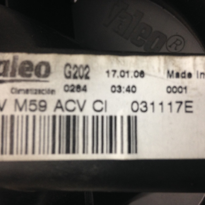 Ventilateur de chauffage occasion CITROEN BERLINGO I Phase 2 11-2002->10-2010 4