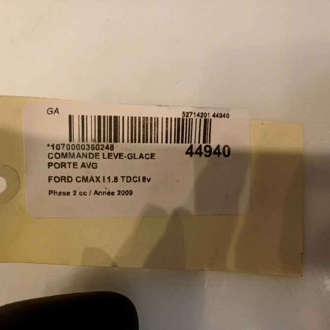Commande lève-glace porte avant gauche occasion FORD CMAX I Phase 2 03-2007->09-2010 1.8 TDCI 8v 115ch 1471922 5