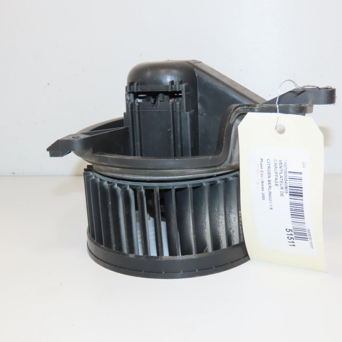 Ventilateur de chauffage occasion CITROEN BERLINGO I Phase 2 11-2002->10-2010 1.6 HDi 75ch 2