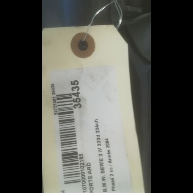 Porte arrière droite occasion B.M.W. SERIE 3 IV Phase 2 09-2001->03-2005 330d 204ch 41527034154 4