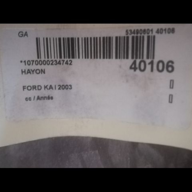 Hayon occasion FORD KA I 1307666 3