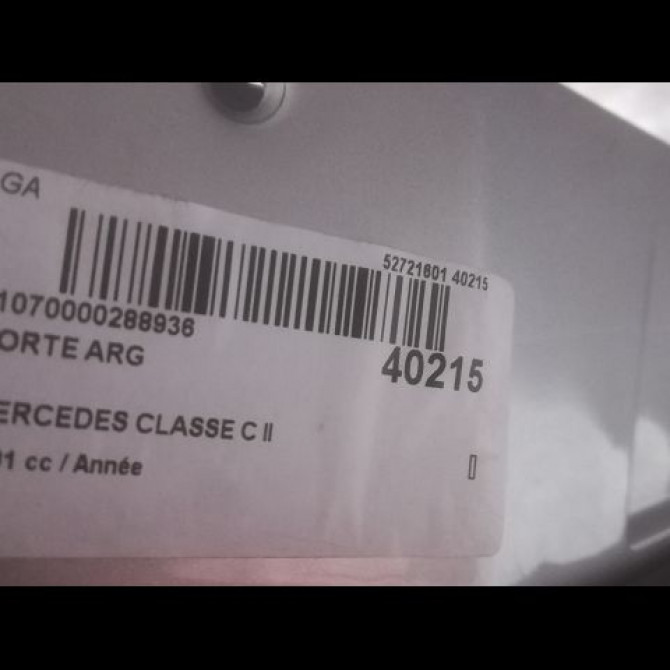 Porte arrière gauche occasion MERCEDES CLASSE C II Phase 1 05-2000->03-2004 2037300705 3
