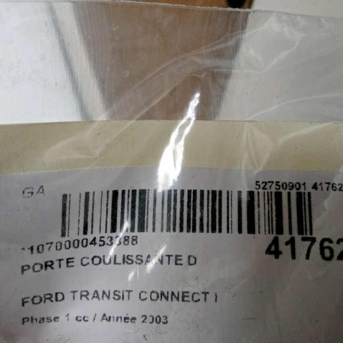 Porte coulissante d occasion FORD TRANSIT CONNECT I Phase 1 01-2003->04-2009 1.8 TDCI 90ch 5150014 4