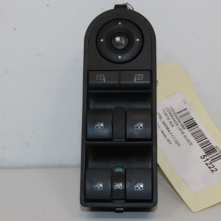 Commande lève-glace porte avant gauche occasion OPEL ZAFIRA II Phase 2 01-2008->12-2014 1.7 CDTI 125ch 13228876