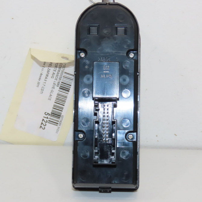 Commande lève-glace porte avant gauche occasion OPEL ZAFIRA II Phase 2 01-2008->12-2014 1.7 CDTI 125ch 13228876 2