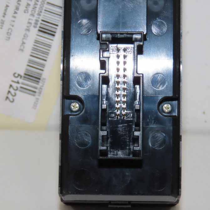 Commande lève-glace porte avant gauche occasion OPEL ZAFIRA II Phase 2 01-2008->12-2014 1.7 CDTI 125ch 13228876 3