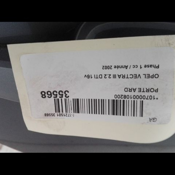 Porte arrière droite occasion OPEL VECTRA III Phase 1 06-2002->10-2005 2.2 DTI 16v 125ch 93175840 3