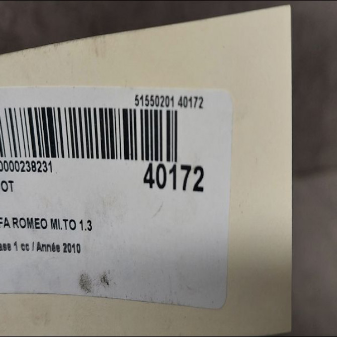 Capot occasion ALFA ROMEO MI.TO MI.TO Phase 1 2008-09-01->2016-12-31 1.3 JTDM 95ch 50508702 2