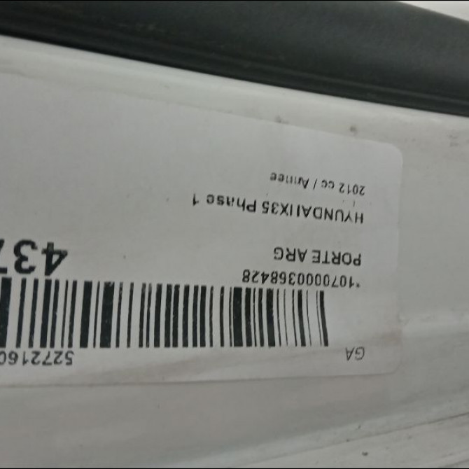 Porte arrière gauche occasion HYUNDAI IX35 Phase 1 03-2010->06-2013 770032S050 3