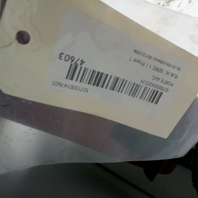 Porte avant gauche occasion B.M.W. SERIE 1 I Phase 1 05-2004->12-2006 41515A2A381 2