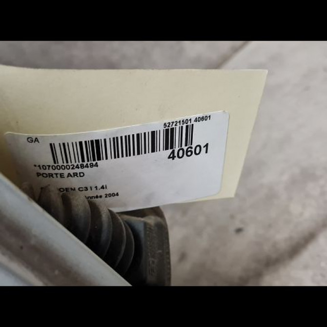 Porte arrière droite occasion CITROEN C3 I Phase 1 04-2002->10-2005 1.4i 9008Q5 2