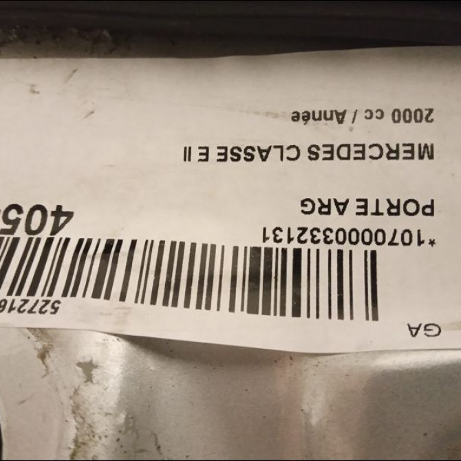 Porte arrière gauche occasion MERCEDES CLASSE E II Phase 2 09-1999->03-2002 210730230528 2