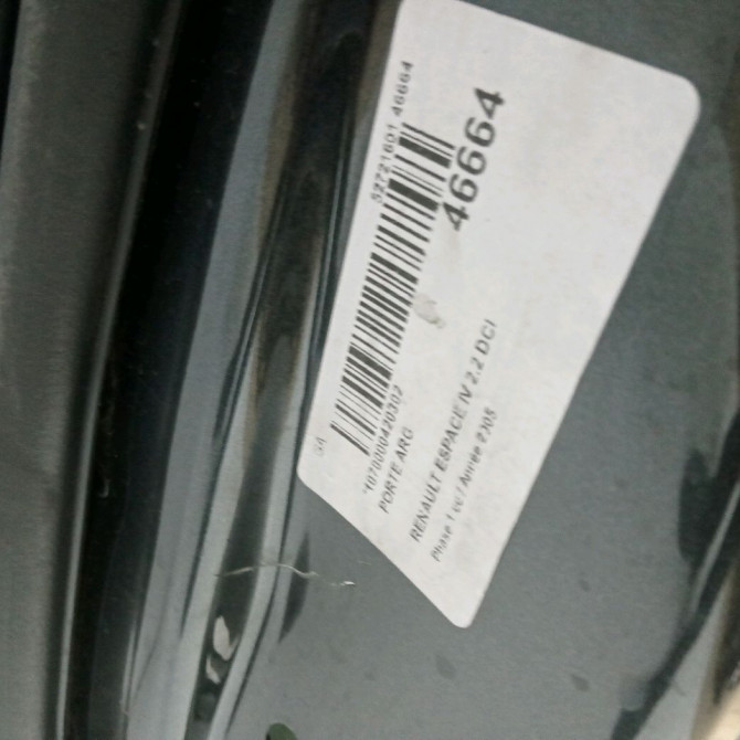 Porte arrière gauche occasion RENAULT ESPACE IV Phase 1 09-2002->03-2006 2.2 DCI 7751476284 3