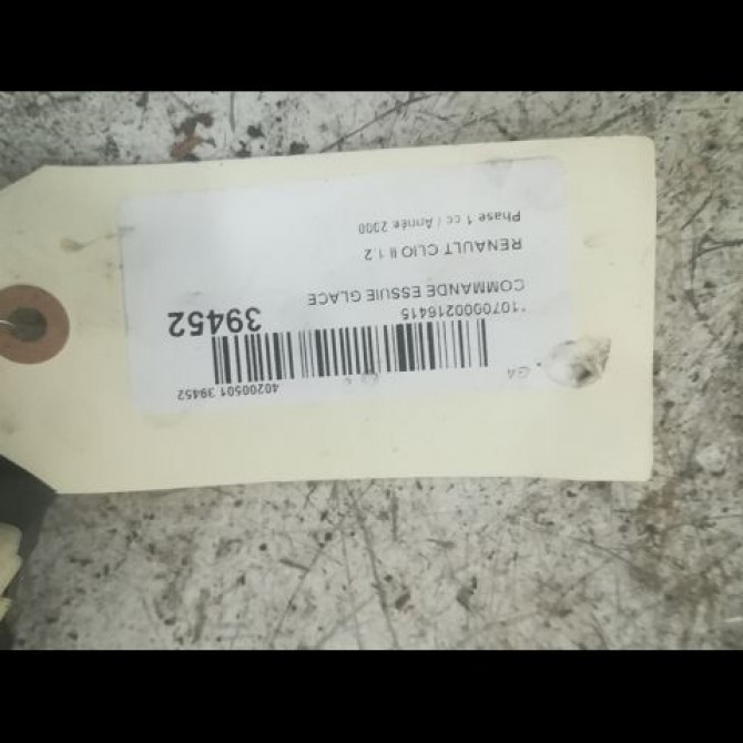 Commande essuie glace occasion RENAULT CLIO II Phase 1 03-1998->06-2001 1.2 3