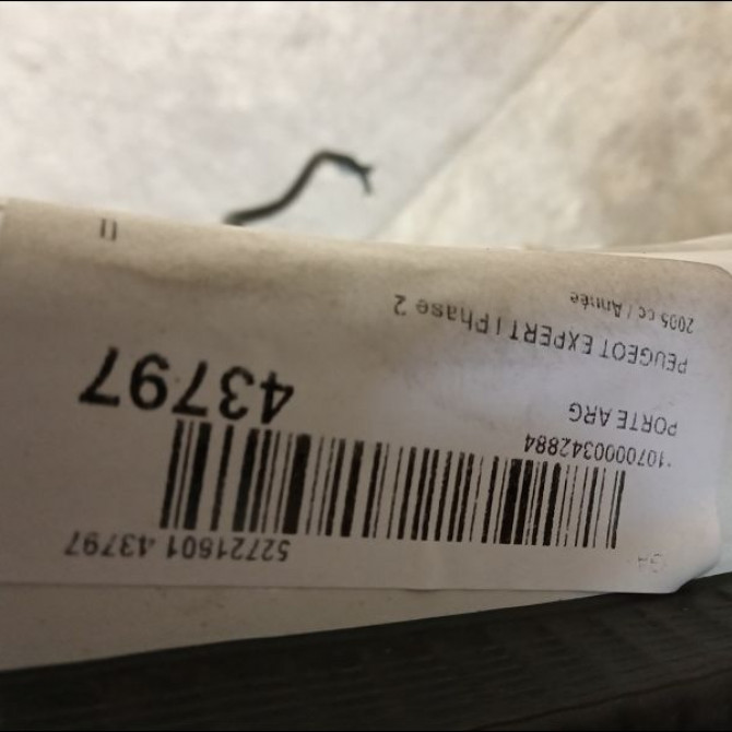 Porte arrière gauche occasion PEUGEOT EXPERT I Phase 2 01-2004->12-2006 8702A0 2