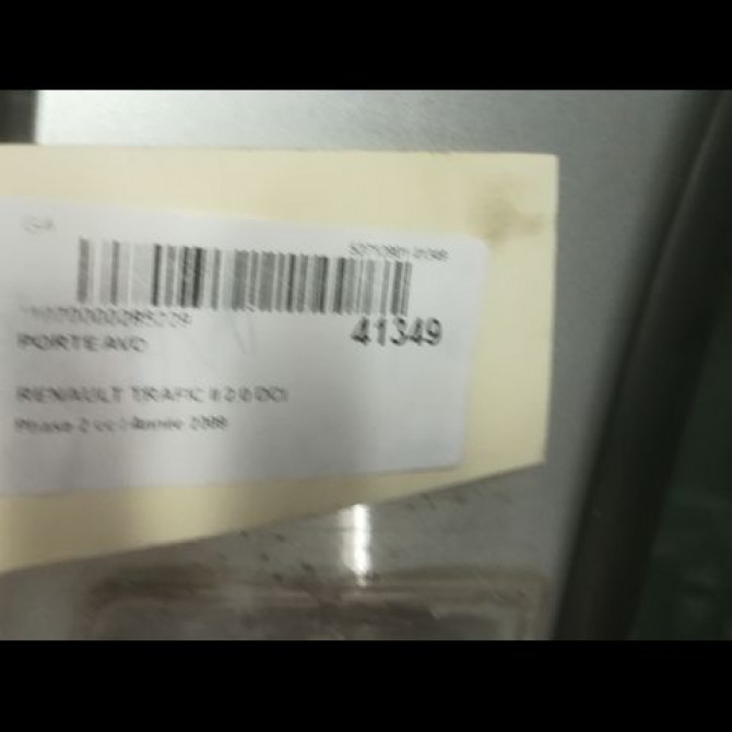 Porte avant droite occasion RENAULT TRAFIC II Phase 2 08-2006->... 2.0 DCI 16v 115ch 3