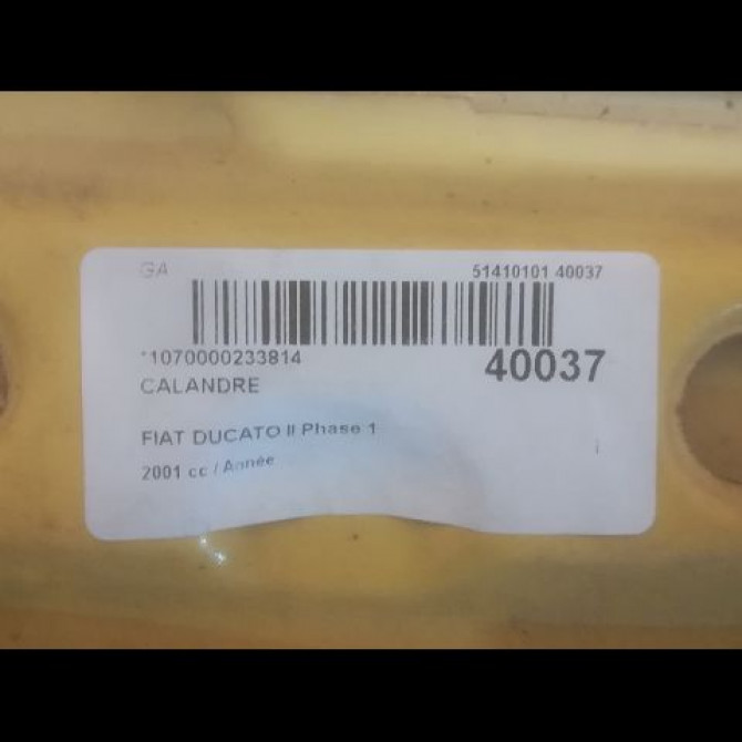 Calandre occasion FIAT DUCATO II Phase 1 06-1994->03-2002 1304722080 2