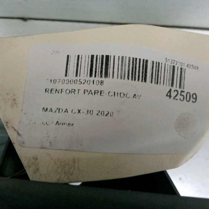 Renfort pare-choc avant occasion MAZDA DFR550070A 2