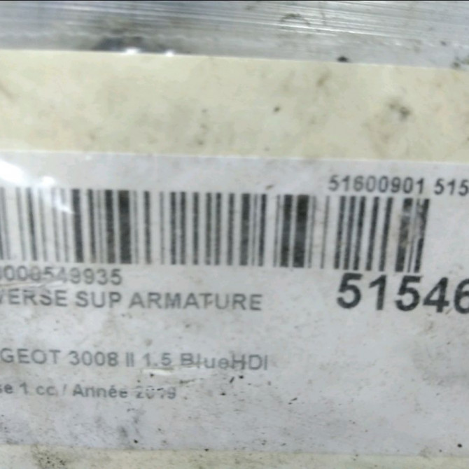 Traverse supérieure armature avant occasion PEUGEOT 3008 II Phase 1 04-1995->04-1999 1.5 BlueHDI 130ch 9824055880 4