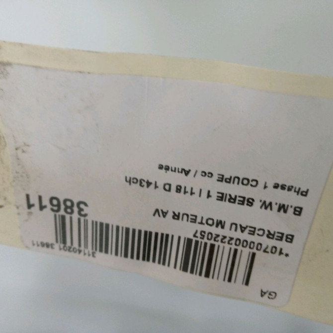 Berceau moteur avant occasion B.M.W. SERIE 1 I Phase 1 04-1995->04-1999 118 D 143ch 2