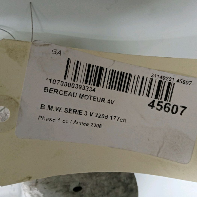 Berceau moteur avant occasion B.M.W. SERIE 3 V Phase 1 03-2005->09-2008 320d 177ch 31116785639 2
