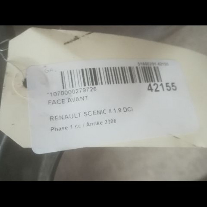 Face avant occasion RENAULT SCENIC II Phase 1 03-2004->09-2006 1.9 DCI 125ch 8200140174 2