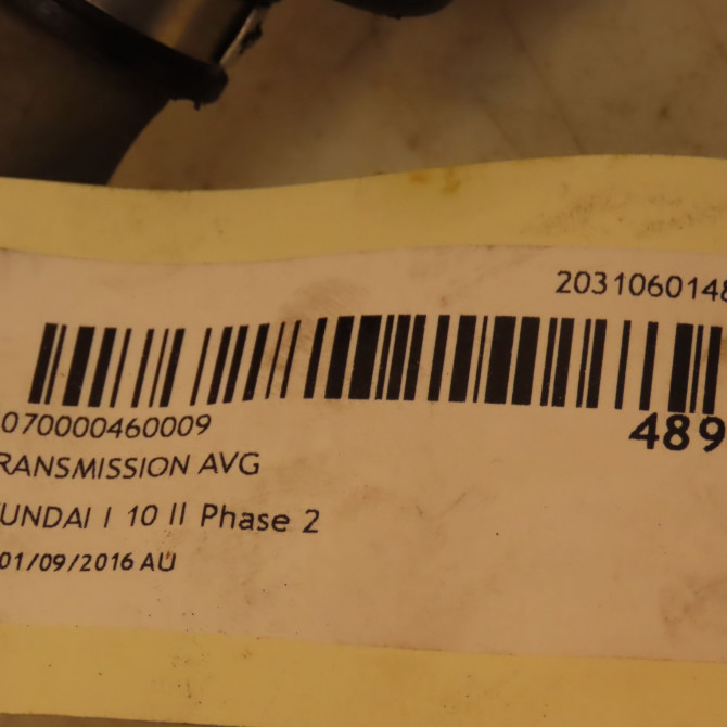 Transmission avant gauche occasion HYUNDAI I 10 II Phase 2 09-2016->... 49500K7700 3