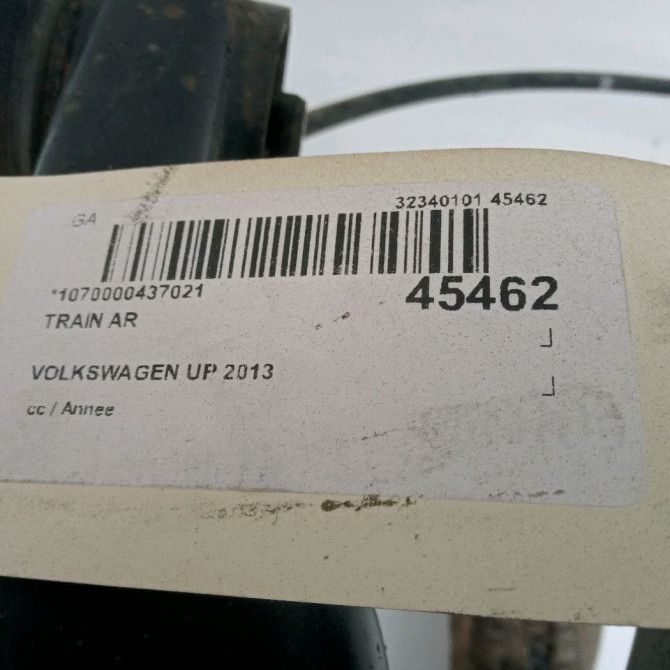 Train arrière occasion VOLKSWAGEN UP 1S0500051A 3