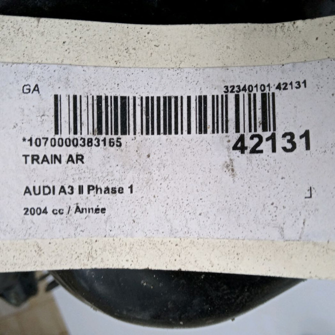 Train arrière occasion AUDI A3 II Phase 1 06-2003->06-2008 3