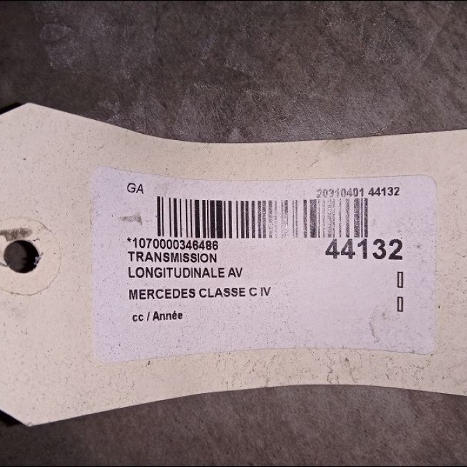 Transmission longitudinale av occasion MERCEDES CLASSE C IV 2