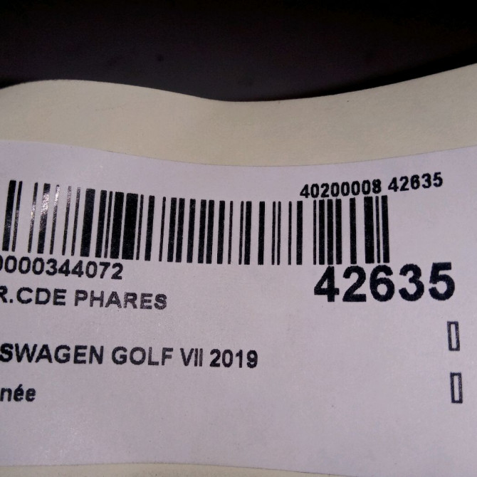 Interrupteur commande de phares occasion VOLKSWAGEN GOLF VII 5G0941431BEWZU 3