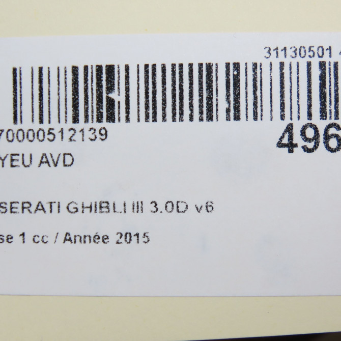 Moyeu avd occasion  675000062 6