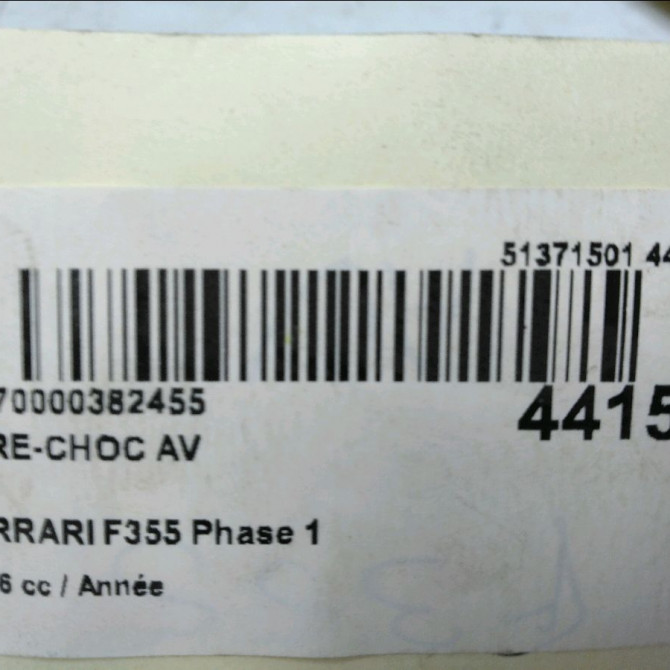 Pare-choc avant occasion FERRARI 146 Phase 1 04-1995->04-1999 3.5i V8 380ch 5
