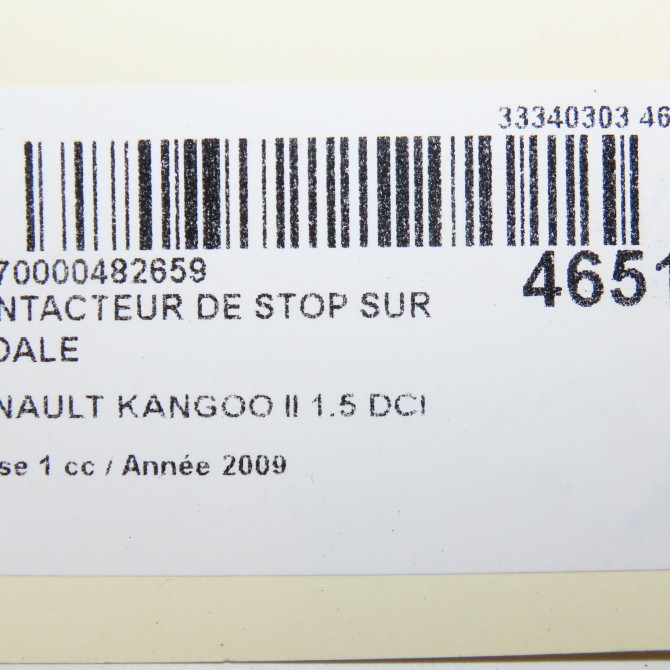 occasion RENAULT KANGOO II Phase 1 01-2008->03-2013 1.5 DCI 105ch 8200168238 4