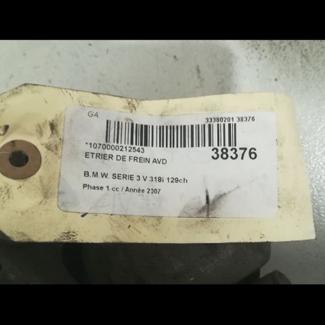 Etrier de frein avant droit occasion B.M.W. SERIE 3 V Phase 1 03-2005->09-2008 318i 129ch 34116769092 4