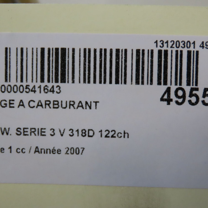 Jauge a carburant occasion B.M.W. SERIE 3 V Phase 1 03-2005->09-2008 318D 122ch 6
