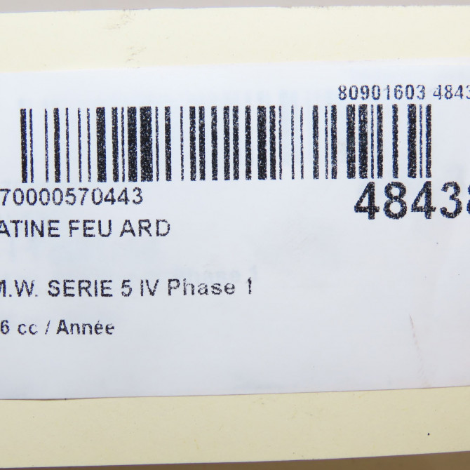 occasion B.M.W. SERIE 5 IV Phase 1 12-1995->07-2000 5