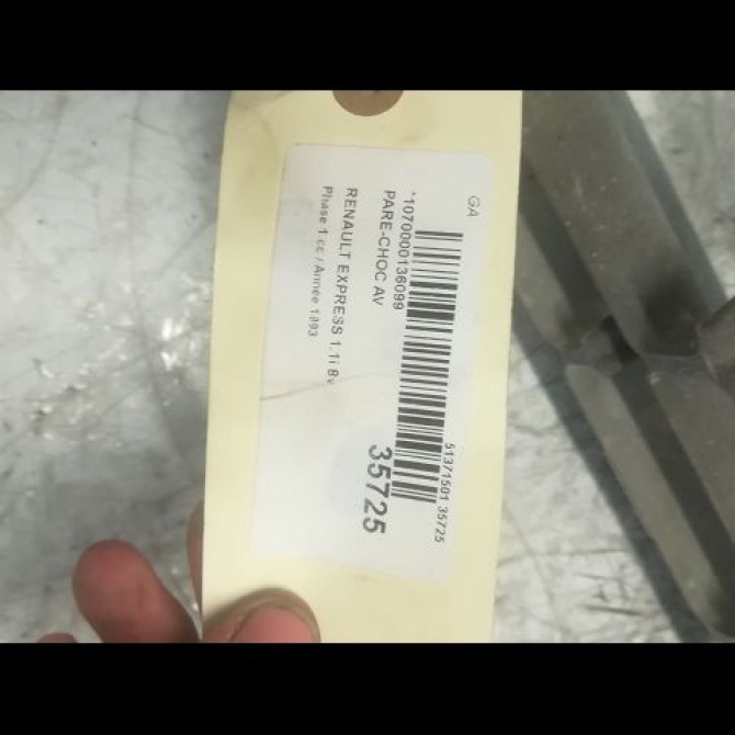 Pare-choc avant occasion RENAULT EXPRESS Phase 1 11-1985->09-1994 1.1i 8v 45ch 7700309515 3