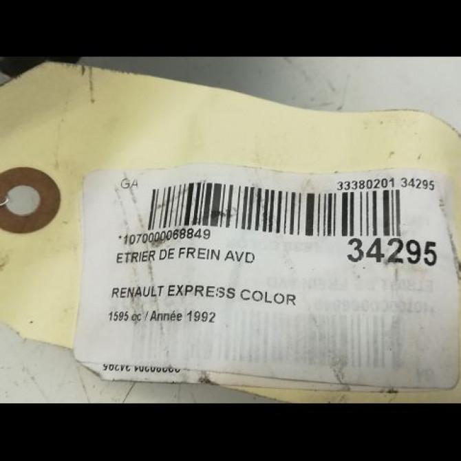 Etrier de frein avant droit occasion RENAULT EXPRESS Phase 1 11-1985->09-1994 7701201770 4