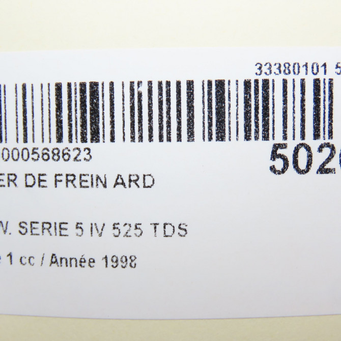 Etrier de frein arrière droit occasion B.M.W. SERIE 5 IV Phase 1 12-1995->07-2000 525 TDS 34211163394 6
