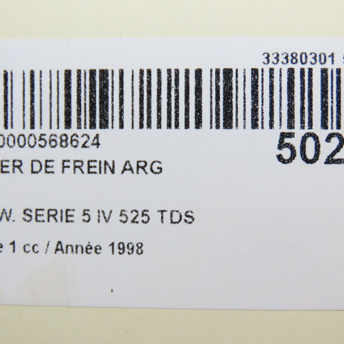Etrier de frein arrière gauche occasion B.M.W. SERIE 5 IV Phase 1 12-1995->07-2000 525 TDS 34211163393 6