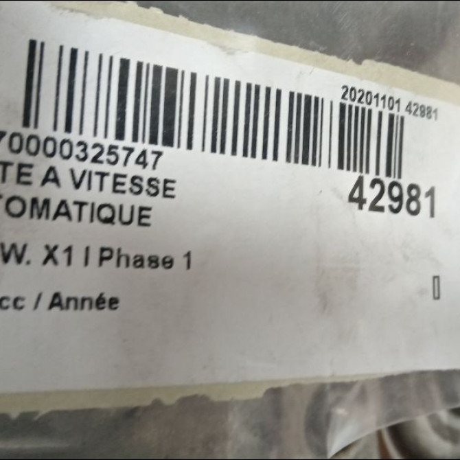 Boîte à vitesse automatique occasion B.M.W. X1 I Phase 1 07-2009->05-2012 24007630950 6