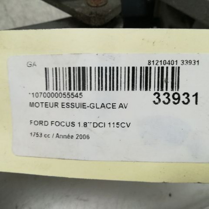 Moteur essuie-glace avant occasion FORD FOCUS II Phase 1 09-2004->12-2007 1704578 4