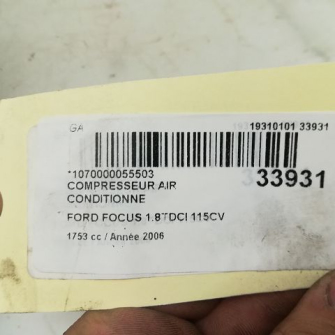 Compresseur air conditionne occasion FORD FOCUS II Phase 1 09-2004->12-2007 1678412 5
