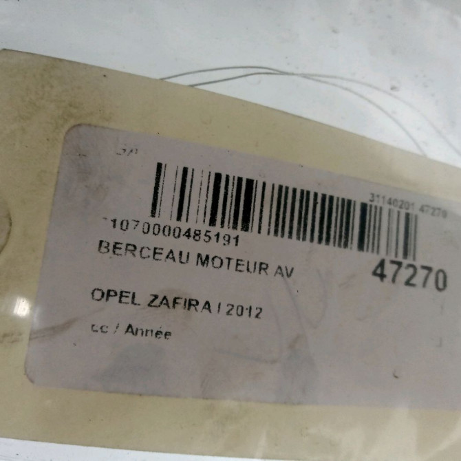 Berceau moteur avant occasion OPEL ZAFIRA III Phase 1 11-2011->... 13470627 2