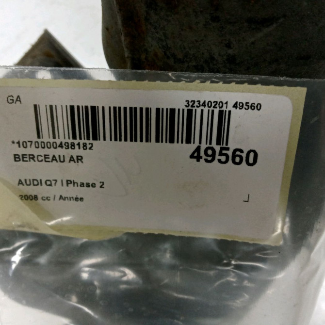 Berceau ar occasion AUDI Q7 I Phase 2 04-2009->04-2015 7L8599030F 2