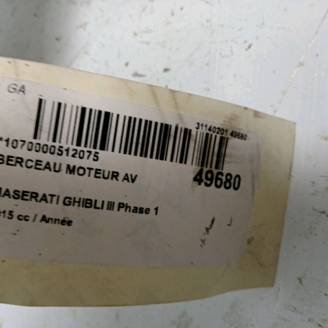 Berceau moteur avant occasion  670001600 2