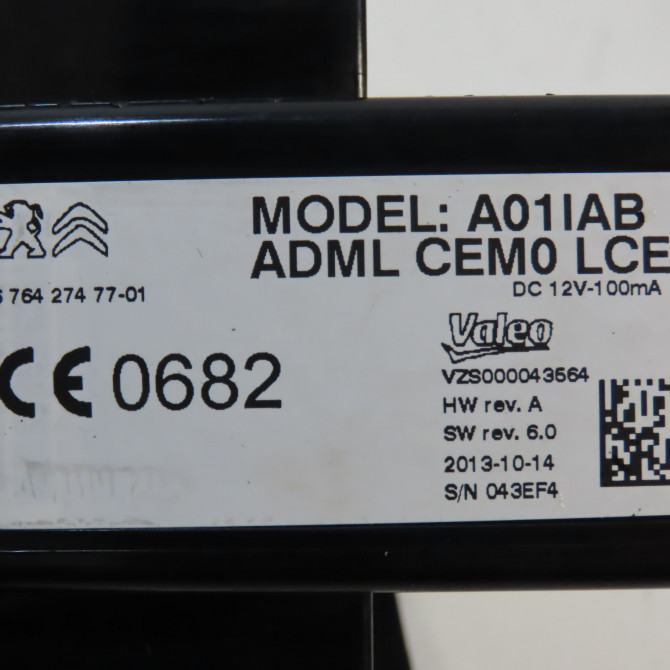 Kit serrures + antivol occasion CITROEN DS5 Phase 1 06-2011->... 9675303280 3