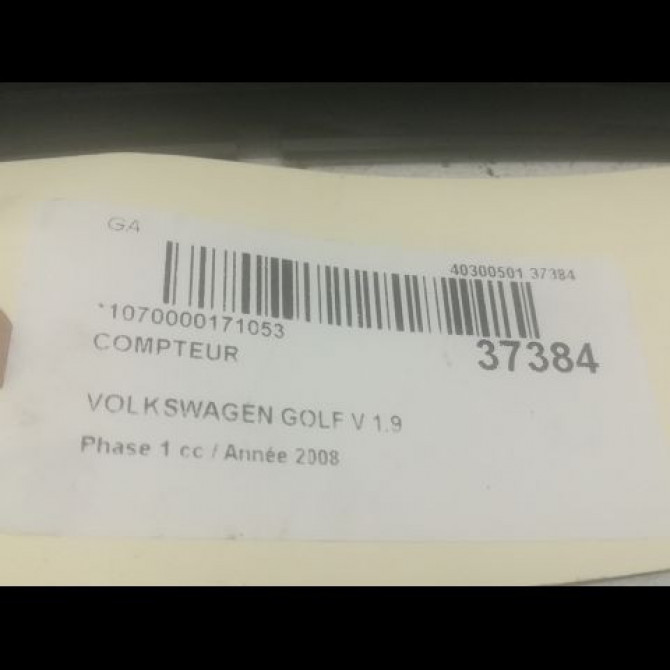 Compteur occasion VOLKSWAGEN GOLF V Phase 1 11-2003->10-2008 1.9 TDI 105ch 1K0920864BXZ02 3